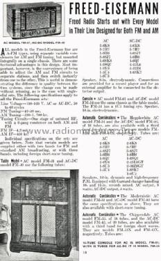 FM-51 ; Freed-Eisemann Radio (ID = 2872123) Radio