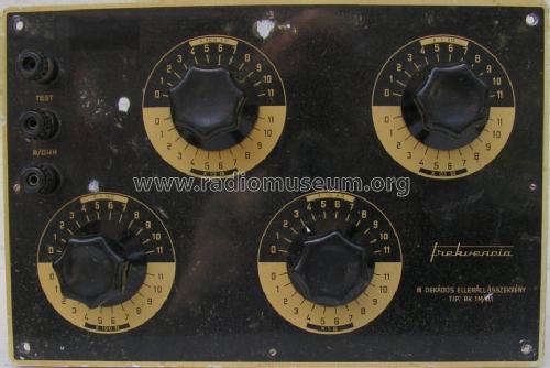 8 Decade Resistance Box RK 1M/0,1; Frekvencia (ID = 1015662) Equipment