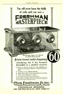 Masterpiece 5F4 dial knobs; Freshman Co. Inc., (ID = 2652014) Radio