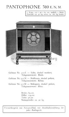 Pantophone 510; Frey-Radio GmbH, (ID = 2694434) R-Player