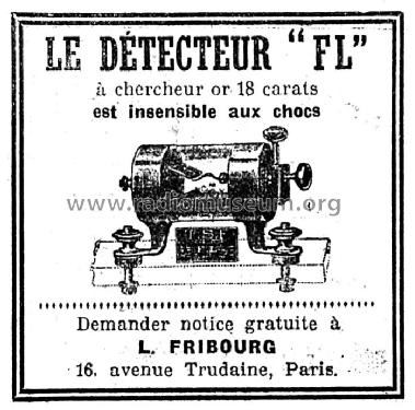 Détecteur à galène F.L. ; Fribourg, Lucien FL, (ID = 1880497) Radio part