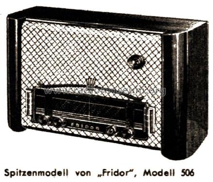 506; Fridor Fabrieken, N. (ID = 2650346) Radio