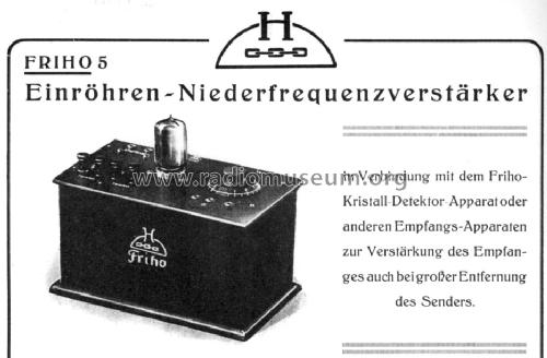 NF-Verstärker Friho 5; Friho, Fritz Hofmann (ID = 652516) Verst/Mix