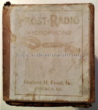 Frost-Radio Microphone 158; Frost, Herbert H.; (ID = 2506799) Microfono/PU