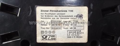 Zimmer-Fernsehantenne 1130 ZAV 2-21 W; FTE Maximal; Ober- (ID = 1080944) Antenne