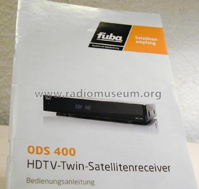 HDTV-Twin-Satellitenreceiver ODS 400; Fuba, Hans Kolbe; (ID = 2122220) DIG/SAT