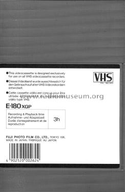 VHS Video Cassette ; Fuji Photo Film, (ID = 2263158) Misc