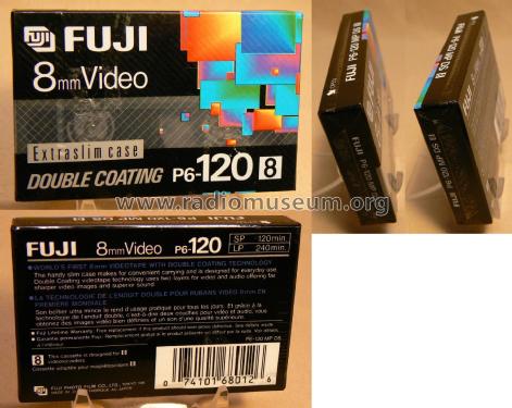 8 Hrs. Fuji 23021161 Standard Grade Vhs Video Tape 
