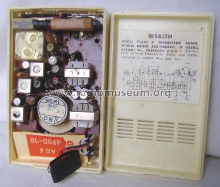 Wealth Six Transistor FT-646; Funai Electric Co., (ID = 1483389) Radio