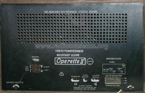 Operette II 8W; Funk- und (ID = 154022) Radio