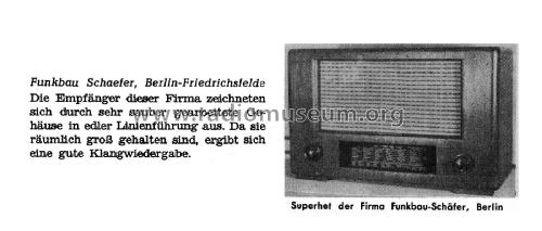 4S49W; Funkbau Schaefer; (ID = 2922693) Radio