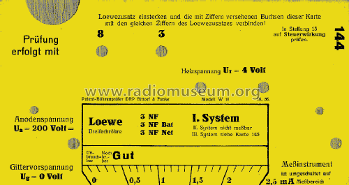 Adapter für Loewe Röhren für RPG W12, W16; Funke, Max, Weida/Th (ID = 1421961) Equipment