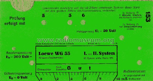 Adapter für Loewe Röhren für RPG W12, W16; Funke, Max, Weida/Th (ID = 1421970) Equipment