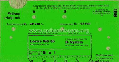 Adapter für Loewe Röhren für RPG W12, W16; Funke, Max, Weida/Th (ID = 1421978) Equipment