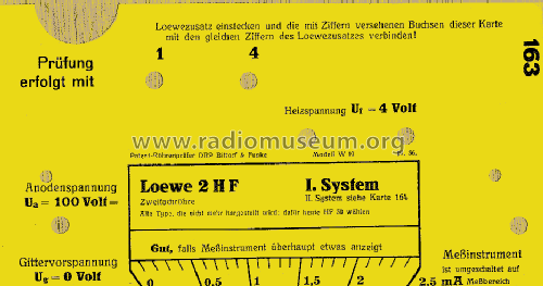 Adapter für Loewe Röhren für RPG W12, W16; Funke, Max, Weida/Th (ID = 1421983) Equipment