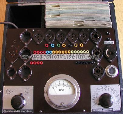 Einheitsprüfgerät Radiomechanik W10; Funke, Max, Weida/Th (ID = 185561) Ausrüstung