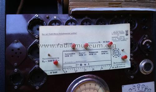 Einheitsprüfgerät Radiomechanik W10; Funke, Max, Weida/Th (ID = 2403734) Ausrüstung