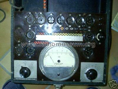 Röhrenprüfgerät, Patent-Röhrenprüfer W12 ; Funke, Max, Weida/Th (ID = 121013) Ausrüstung