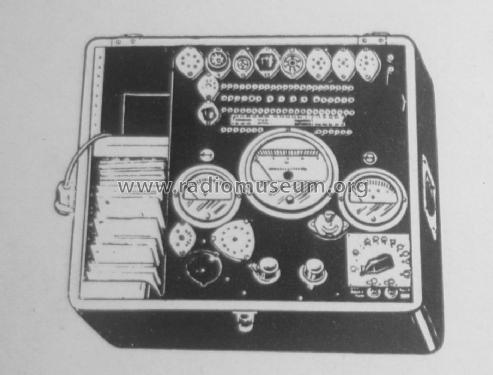 Patent-Röhrenprüfer W 15 Kennliniengerät; Funke, Max, Weida/Th (ID = 2216562) Ausrüstung