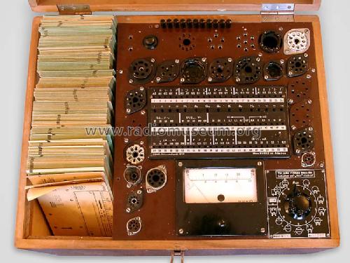 Röhrenprüfgerät W19; Funke, Max, Weida/Th (ID = 52388) Equipment