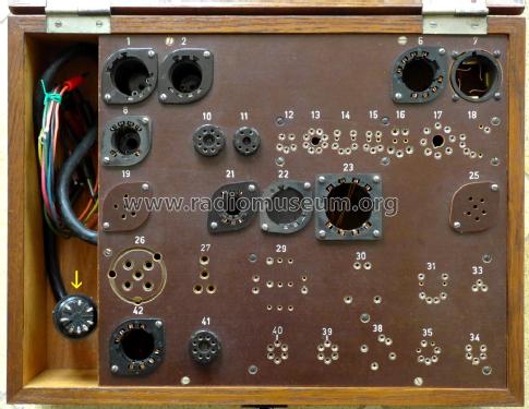 Röhrenprüfgerät Zusatz-Sockelfeld W18; Funke, Max, Weida/Th (ID = 1986175) Equipment