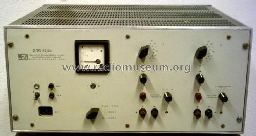 Transistor-Stromversorgungsgerät 2TG15/6A; Funkmechanik (ID = 778544) Equipment