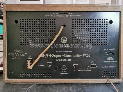 AM/FM-Super Dominante W2a Wechselstrom; Funkwerk Dresden, (ID = 2768068) Radio