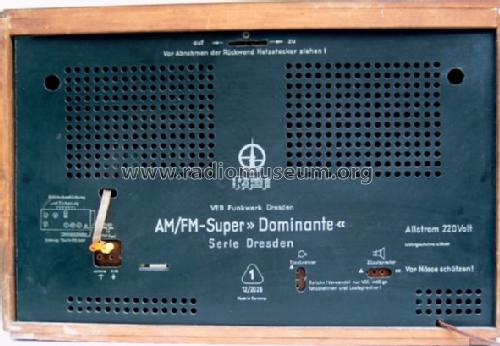 AM/FM-Super Dominante Typ 1132; Funkwerk Dresden, (ID = 40380) Radio