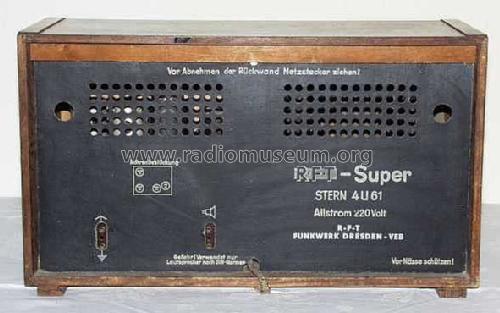 Einheitssuper RFT-Super Stern 4U61; Funkwerk Dresden, (ID = 49845) Radio