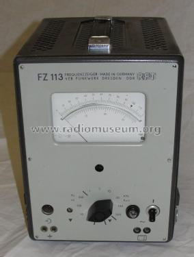 Frequenzzeiger FZ113 Typ 4311.7 F2; Funkwerk Dresden, (ID = 2608199) Equipment