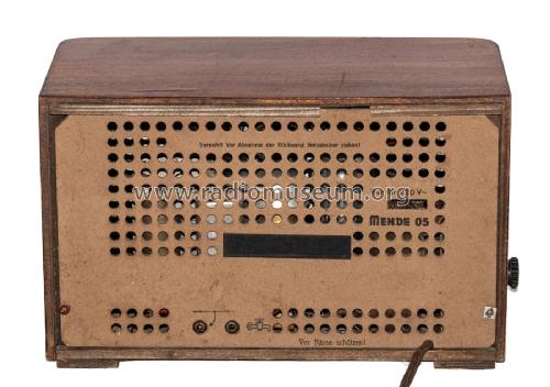 Mende 05; Funkwerk Dresden, (ID = 3077225) Radio