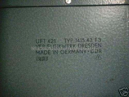 UFT 421 1415.43 F3; Funkwerk Dresden, (ID = 326927) Commercial TRX