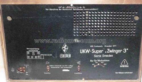 UKW-Super Zwinger 3 / Serie Dresden; Funkwerk Dresden, (ID = 594901) Radio