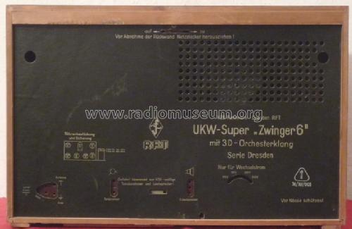 UKW-Super Zwinger 6 / Serie Dresden; Funkwerk Dresden, (ID = 1303641) Radio