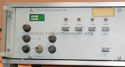 DC-Digitalvoltmeter G1206.010; Funkwerk Erfurt, VEB (ID = 2241849) Equipment