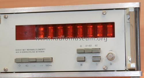 DC-Digitalvoltmeter G1206.010; Funkwerk Erfurt, VEB (ID = 2241850) Equipment