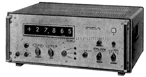 Digitalvoltmeter 4027; Funkwerk Erfurt, VEB (ID = 926466) Equipment