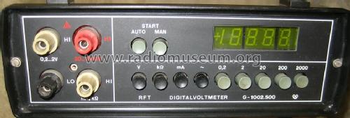 Digitalvoltmeter G-1002.500; Funkwerk Erfurt, VEB (ID = 614804) Equipment