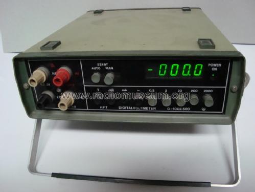 Digitalvoltmeter G-1002.500; Funkwerk Erfurt, VEB (ID = 792944) Ausrüstung