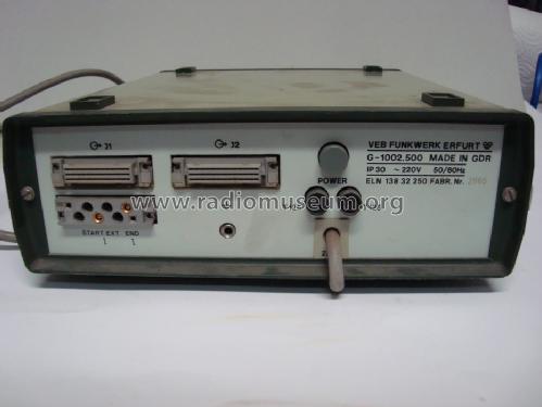 Digitalvoltmeter G-1002.500; Funkwerk Erfurt, VEB (ID = 792945) Ausrüstung