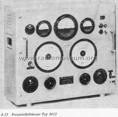 Frequenzhubmesser 3012; Funkwerk Erfurt, VEB (ID = 2496677) Ausrüstung