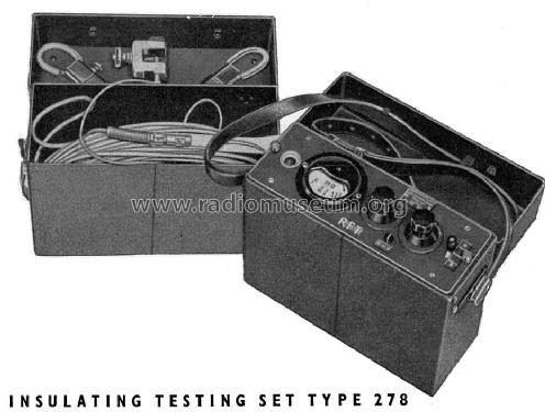 Isolations-Prüfgerät 278; Funkwerk Erfurt, VEB (ID = 933315) Equipment