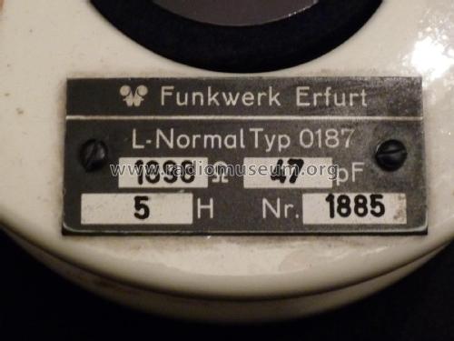 L-Normal für NF 0187; Funkwerk Erfurt, VEB (ID = 2142944) Equipment