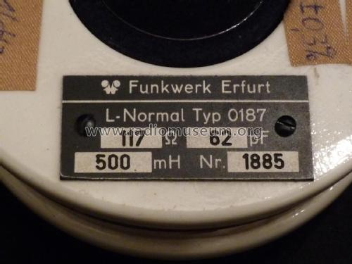 L-Normal für NF 0187; Funkwerk Erfurt, VEB (ID = 2142947) Equipment