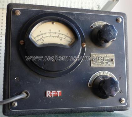 Röhrenvoltmeter 116a; Funkwerk Erfurt, VEB (ID = 2022585) Equipment