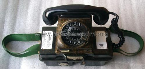 Feldfernsprecher Feldtelefon FF63M 36411000; Funkwerk Kölleda, (ID = 1934356) Militar