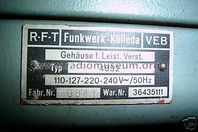 Kraftverstärker 25 Watt V25, Typ 8321.5; Funkwerk Kölleda, (ID = 452570) Verst/Mix