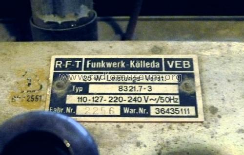 Leistungsverstärker V125 Typ 8321.7; Funkwerk Kölleda, (ID = 1568187) Ampl/Mixer