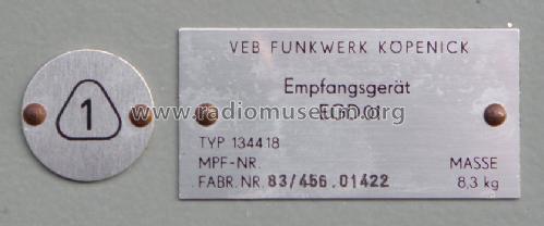 Einseitenband-Empfänger EGD 01; Funkwerk Köpenick, (ID = 1569701) Commercial Re