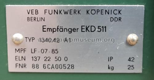 EKD511; Funkwerk Köpenick, (ID = 2890939) Commercial Re